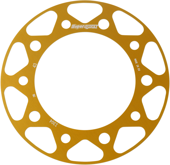 Supersprox RACD-1304-43-GLD Edge Rear Sprocket Insert - Gold - 43 Tooth
