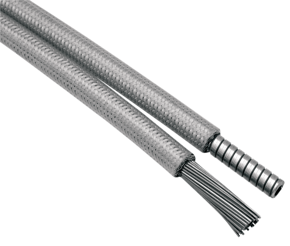Motion Pro 67-0380 Armor Coat Braided Stainless Steel Clutch Cable - 65-1/2"