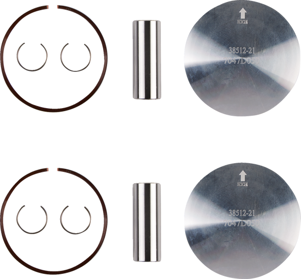 Wossner K7047D050-2 Piston Kit - 76.37 mm - for Ski Doo | for Lynx