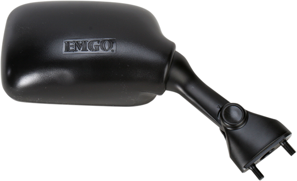 Emgo 20-97221 Mirror - Side View - Rectangle - Black - Right