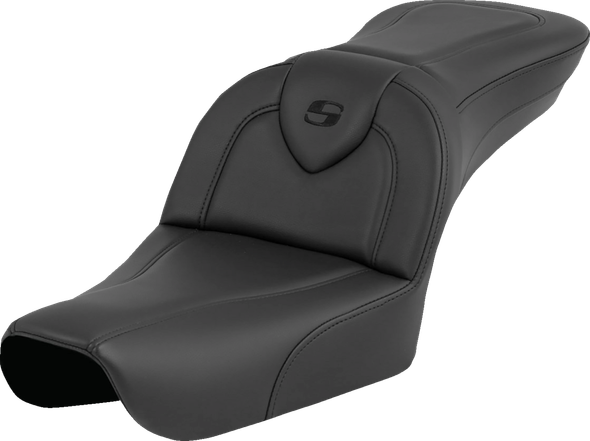 Saddlemen 804-05-187 RoadSofa - Black - without Driver Backrest - FXDWG 04-05