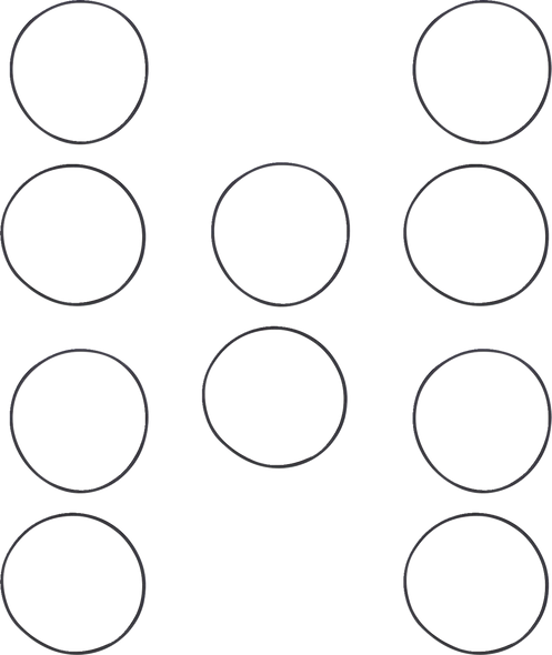 James Gasket JGI-26434-76-A Oil Pump Cover O-Ring - 10 Pack - 77-90 Sportster