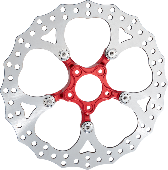 Arlen Ness 300-070 Spider Rotor - 14" - Red