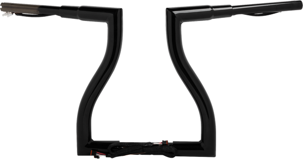 La Choppers La-7317-14BW Pre-Wired Thresher Handlebar - 14" - Black