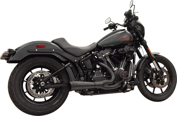 Bassani Xhaust 1S75RBE 2-into-1 Ripper Exhaust System with Megaphone Muffler
