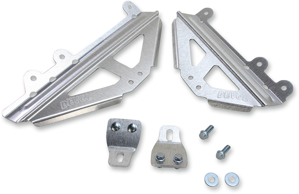Devol 0122-2503 Radiator Race Brace Set - for Kawasaki