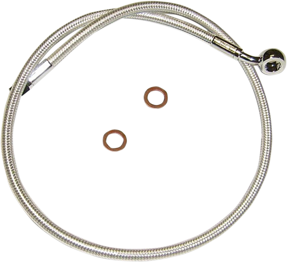 Magnum Shielding AS37615 Brake Line - 10mm-Straight - 15" - Sterling Chromite II
