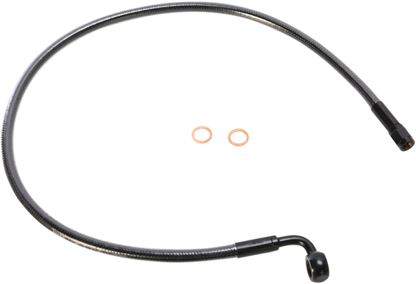 Magnum Shielding AS47225 Brake Line - 10 mm-90° - 25" - Black Pearl