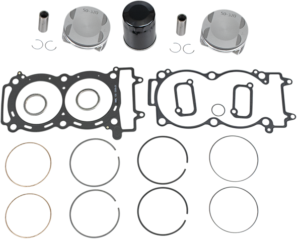 WSM 54-320-10 Top End Kit - 93.00 mm - for Polaris