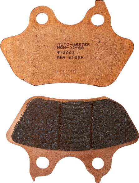 MOTO-MASTER 412002-PU Brake Pads - Sintered Series