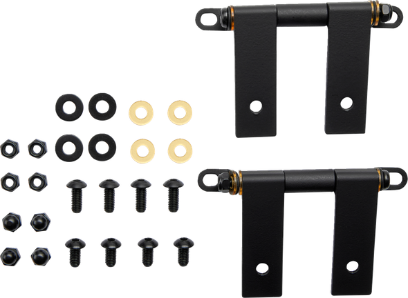 Show Chrome 52-934LBK Lower Wind Deflectors - Black - Gl 1800