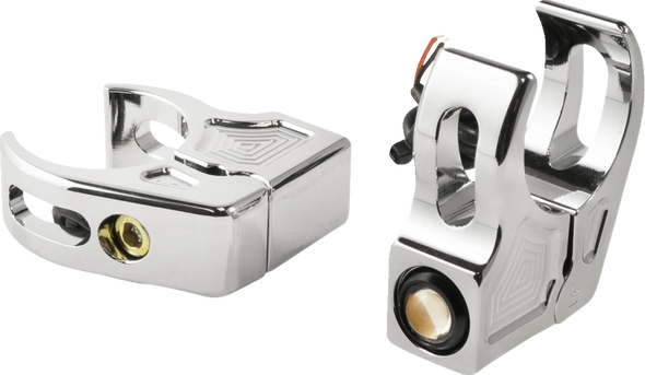 Joker Machine 05-220-3 Turn Signal - 39 mm - Amber - Chrome