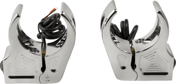 Joker Machine 05-220-3 Turn Signal - 39 mm - Amber - Chrome