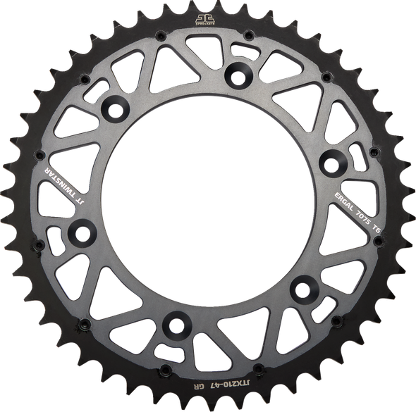 JT Sprockets JTX210.47GR Rear Sprocket - 47 Tooth - Graphite - Beta/Honda