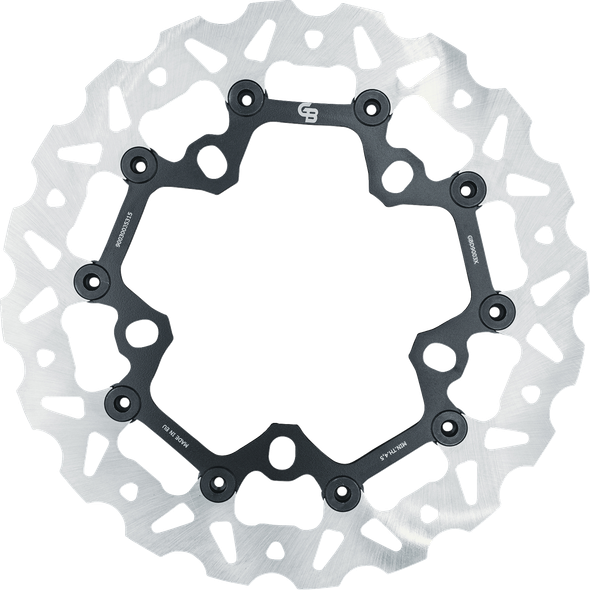 Gbrakes GBD9003X Wave Brake Rotor - Front - 12-1/2"