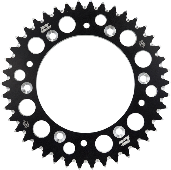 MOTO-MASTER 620242235 7075 Aluminum Rear Sprocket - 35 Tooth - Black - CX65
