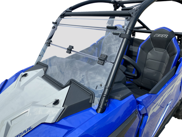 Moose Offroad 2317-0476 Full Folding Windshield - Deluxe - Rzr Trail