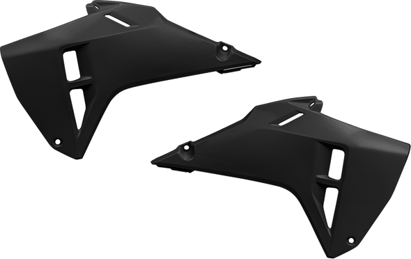 Ufo HO05619#001 Radiator Covers - Black - for Honda - CRF 250 R/Rx