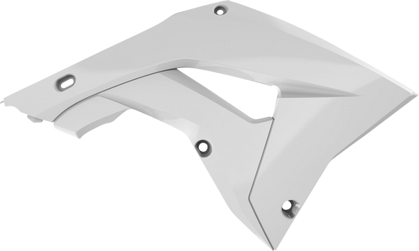 Polisport 8421600002 Radiator Cover - Restyle - White - Cr 125R/250R