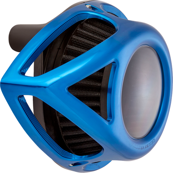 Arlen Ness 600-244 Clear Tear Air Cleaner Kit - Blue