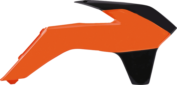 Polisport 8417400004 Radiator Cover - Orange/Black - for KTM