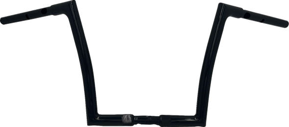 Fat Baggers Inc. 748012-B 1-1/4" Ez Install Flat Top Handlebar - 12" - Black