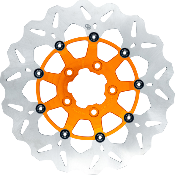 Gbrakes GBDU020 Brake Rotor - Front - Orange
