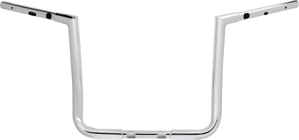 La Choppers La-7367-14W Pre-Wired Twin Peaks Handlebar - 1-1/4" X 14" - Chrome