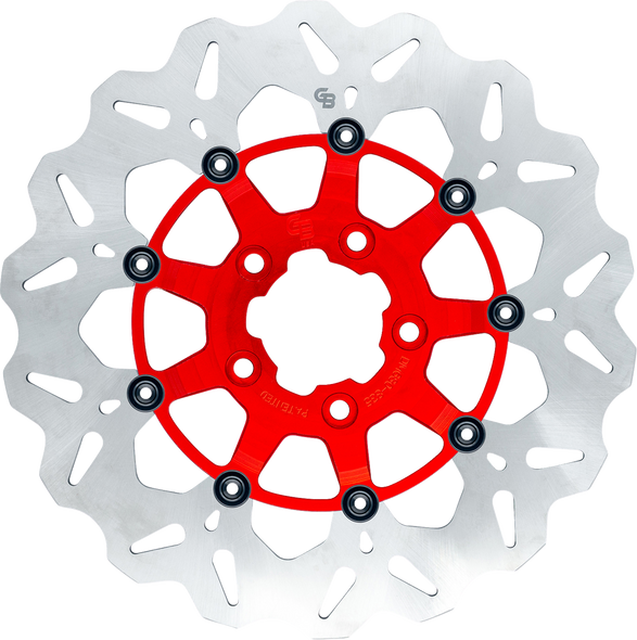Gbrakes GBDU021 Brake Rotor - Rear - Red