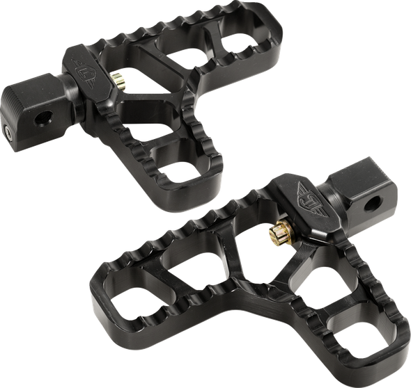 Joker Machine 08-62-8B Serrated Heel Pegs - Black - for Indian