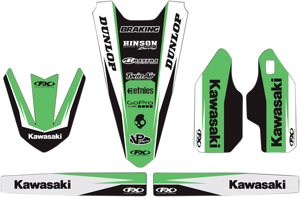 Factory Effex 19-50120 Trim Kit Graphic - for Kawasaki