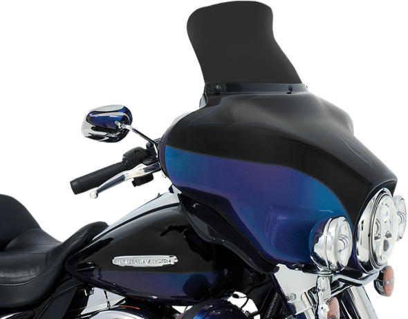 Memphis Shades MEP84510 Spoiler Windshield - 9" - Dark Black Smoke - 96-13 Flh