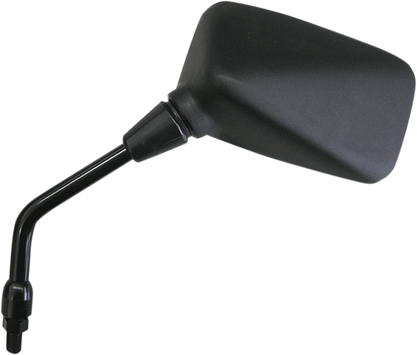 Emgo 20-43122 Mirror - Side View - Rectangle - Black - Left