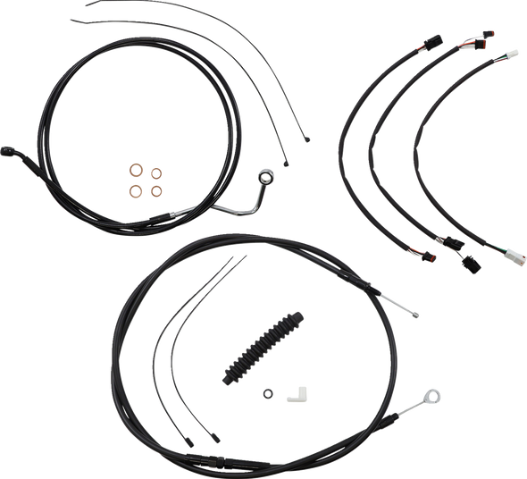 Magnum Shielding 486982 Xr Handlebar Installation Kit - 21-23 Fltr - Black