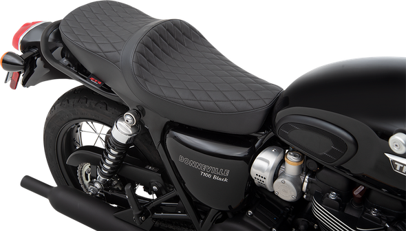 Z1R N/A Low Profile Touring Seat - Diamond - Black - for Triumph 01-17