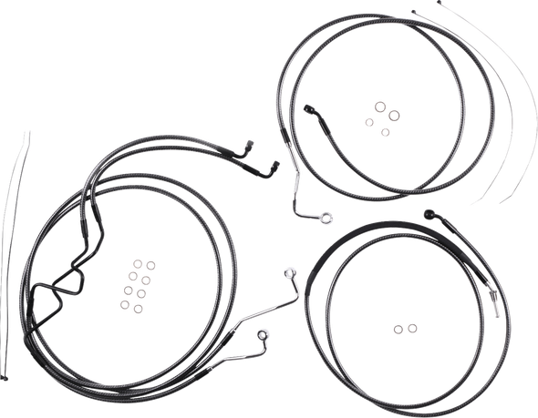Magnum Shielding 787875 Karbonfibr Designer Handlebar Installation Kit - 17-20