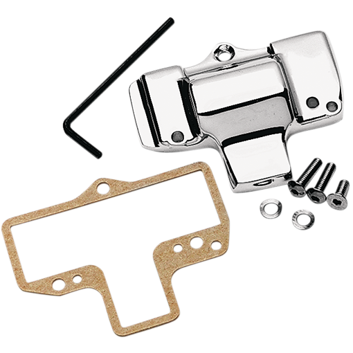Mikuni KHS-028 Carburetor Top Cover without Logo - Chrome