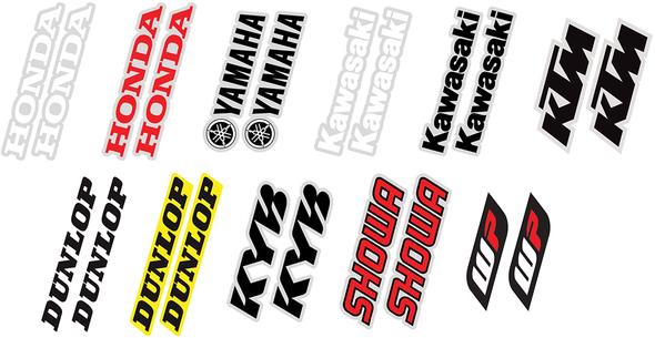Factory Effex 19-44500 Fork/Swingarm Decal - for Ktm