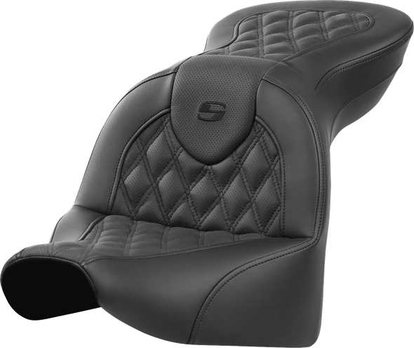 Saddlemen 818-31-182 Roadsofa Seat - w/o Backrest - Lattice Stch - FXBR/S 18-20