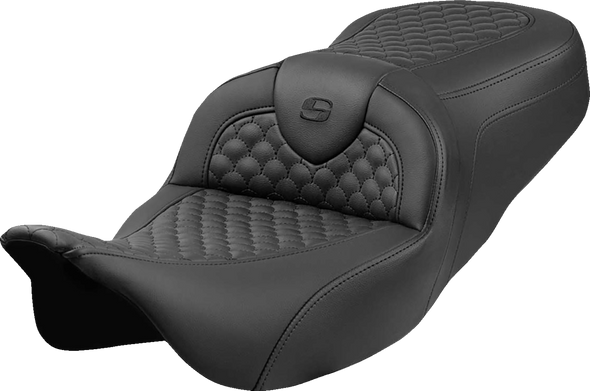 Saddlemen 808-07B-20800 Roadsofa Seat - w/o Backrest - FLH/FLT 08-24