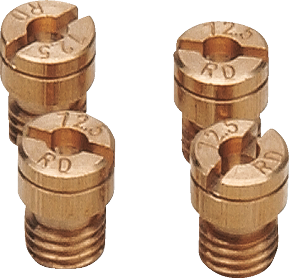 EBC KJ132.5-4 A-Bax Precision Keihin-Style Slot Head (KJ Prefix) Main Jets