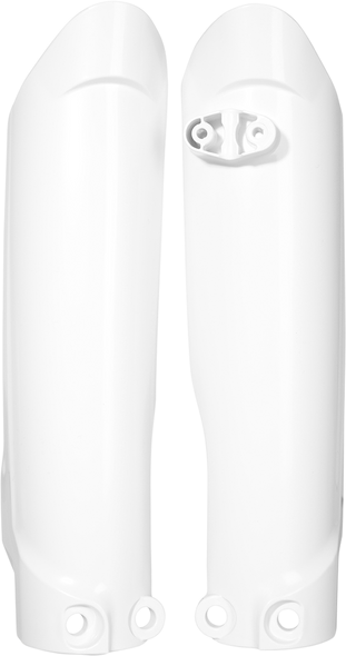 Acerbis 2791516811 Lower Fork Covers for Inverted Forks - White