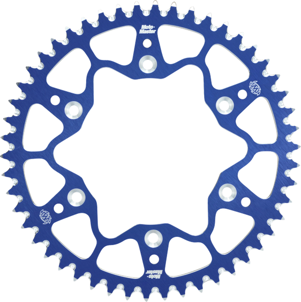 MOTO-MASTER 620182453 7075 Aluminum Rear Sprocket - 53 Tooth - Blue - Mx 85