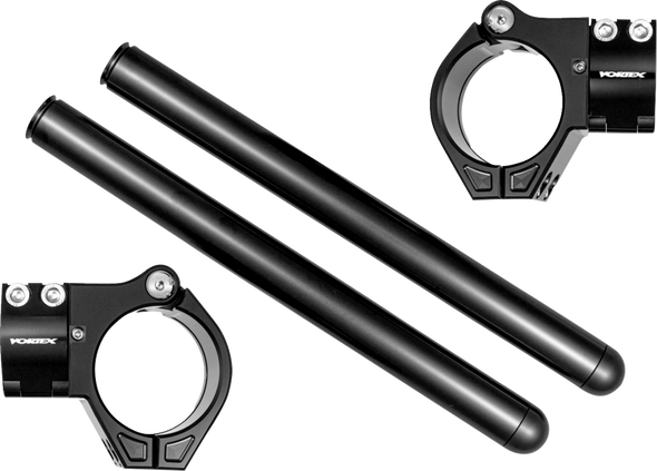Vortex CL53BK Clip-On Handlebar - 53 MM - 7° - for Zero Offset - Black