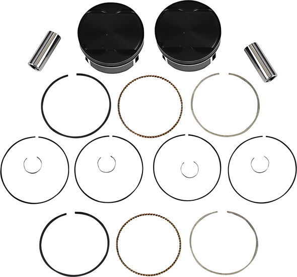 Wiseco K2804 Piston Kit - 4.075" Bore - 117 Ci - 114"/117" M8