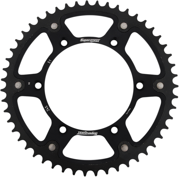 Supersprox RST-245-51-BLK Stealth Rear Sprocket - 51 Tooth - Black - for Yamaha