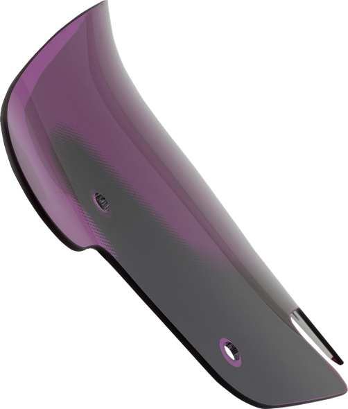 Klock Werks KWW-04-0641 Kolor Flare Windshield - 10" - Purple - 14-26 for Indian