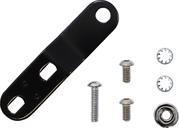 LE PERA LYR-007PDM Bare Bones Pillion Pad - Diamond - Black - FL/FX '18-'23