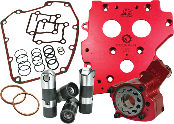 Feuling Parts 7077ST Race Series Conversion Camplate Oil System - Twin Cam