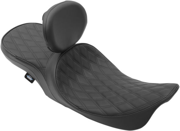 Drag Specialties 0801-1104 Low Touring Seat - Diamond - FL 99-07